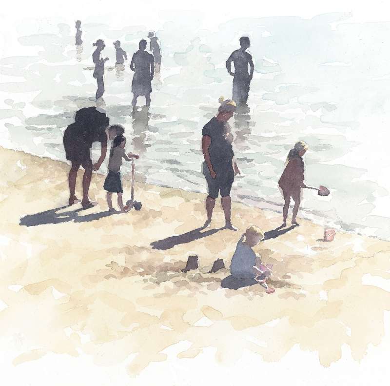 Beach Figures: Folkestone
